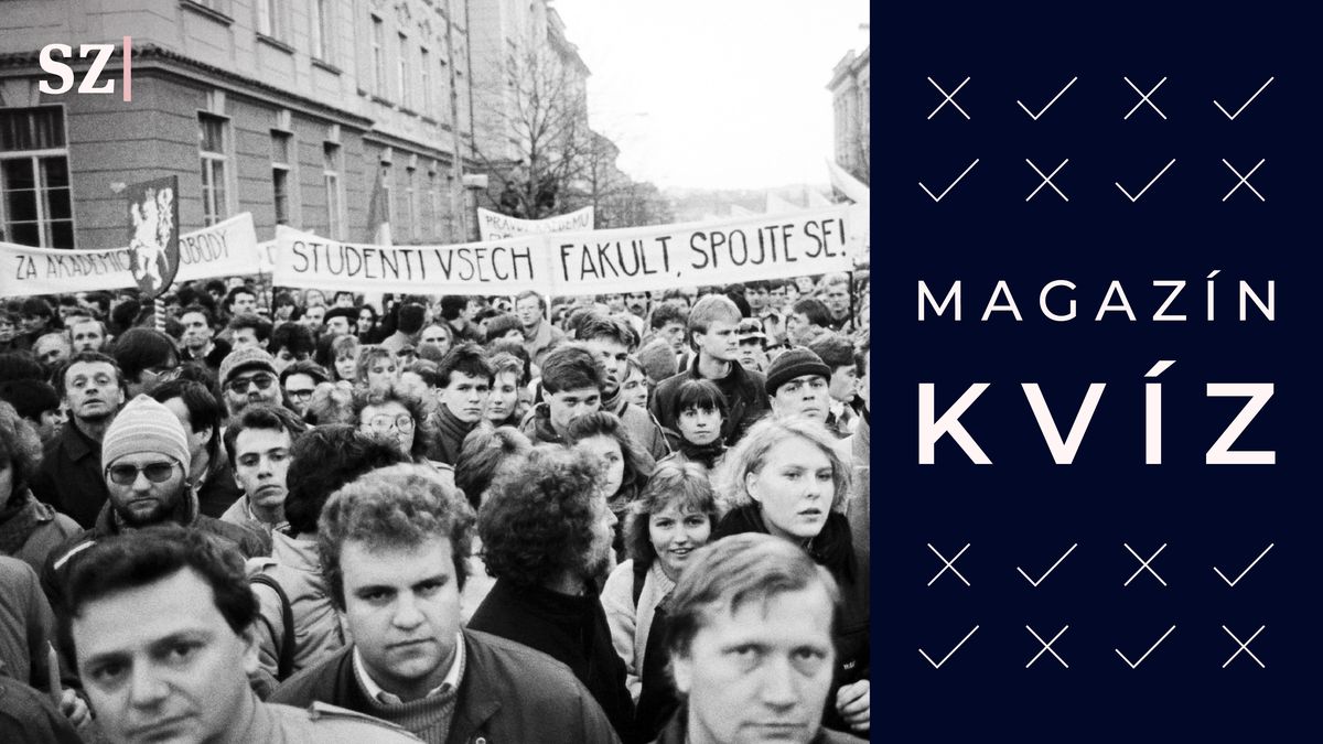 Kvíz pro pamětníky i mladší ročníky. Ukažte, co víte o 17. listopadu